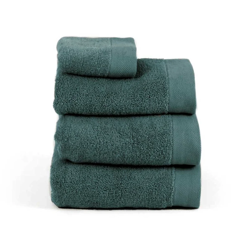 Toalla de baño 400gr doble rizo verde menta