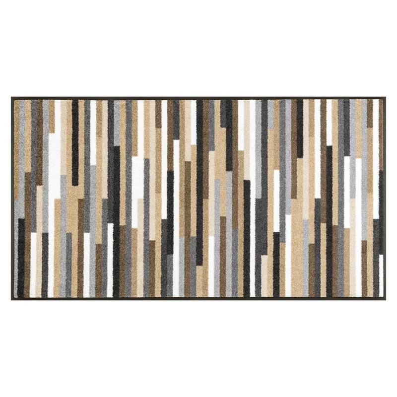 Tappeto antiscivolo Mikado Stripes Wash+Dry con bordo