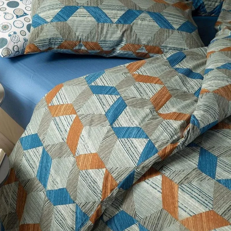 Completo Copripiumino Tex 100% Cotone