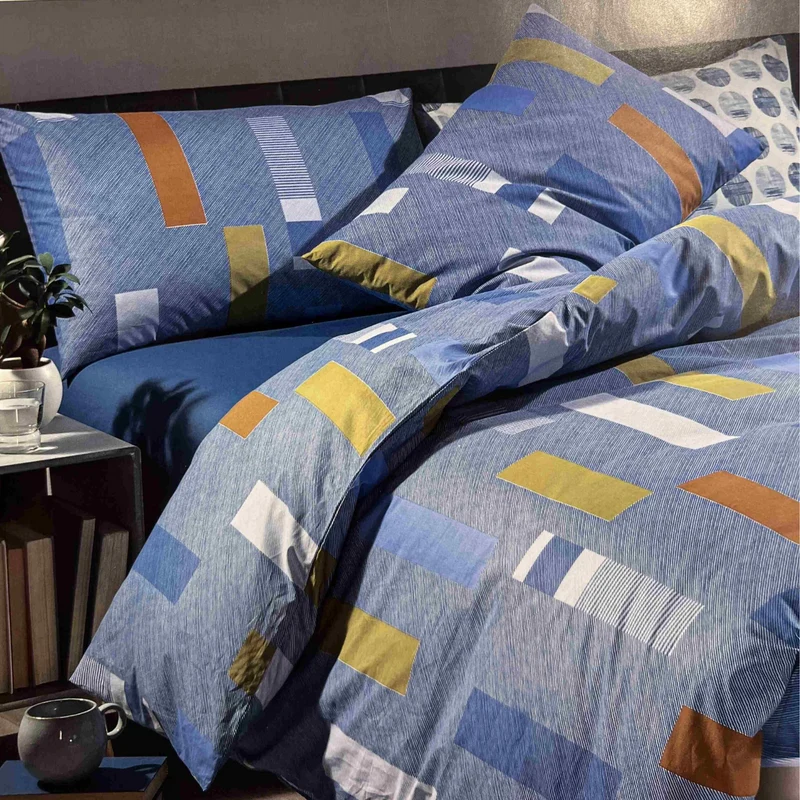 Completo Copripiumino Denim in puro cotone