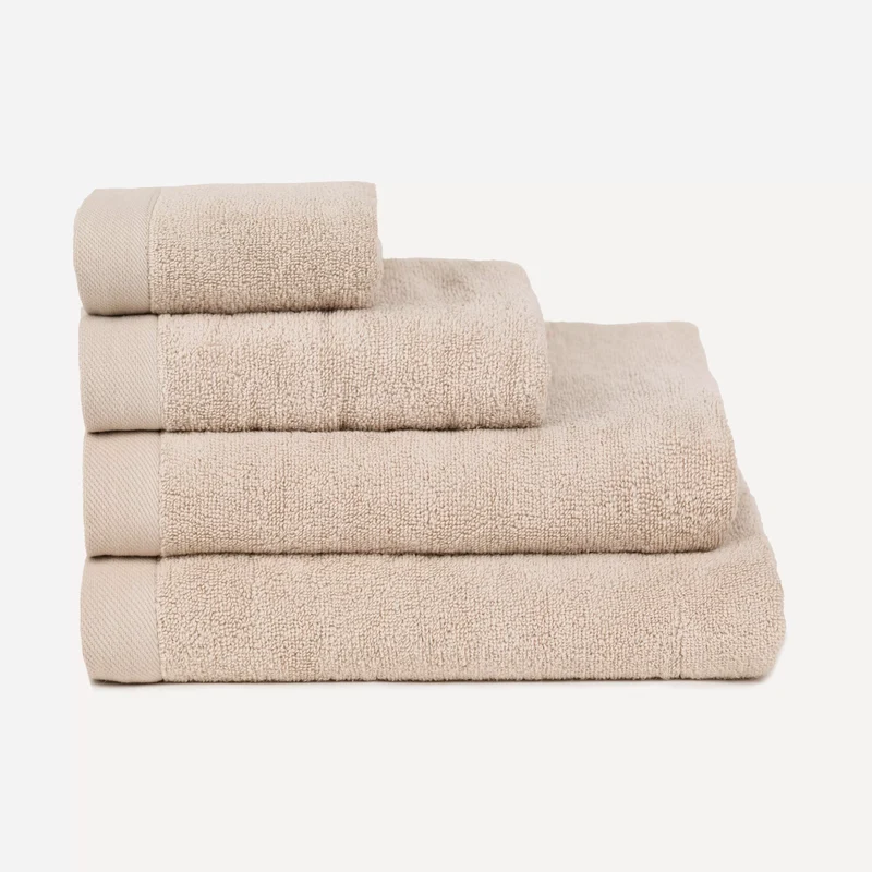 Toalla de baño 400gr doble rizo topo