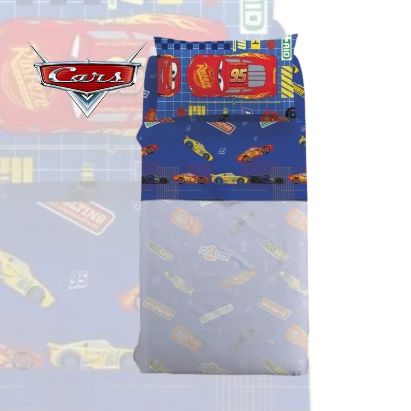 Completo Lenzuola Cars Game 100% cotone