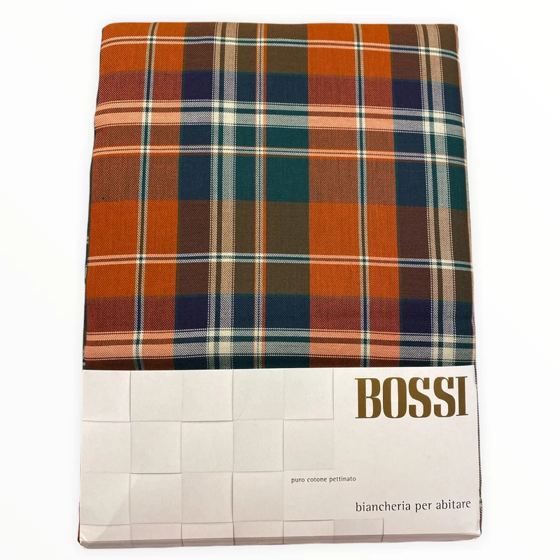 Parure copripiumino Bodam 100% cotone pettinato tinto in filo