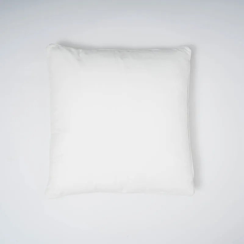 Cojín cuadrante terciopelo algodón liso - funda + relleno