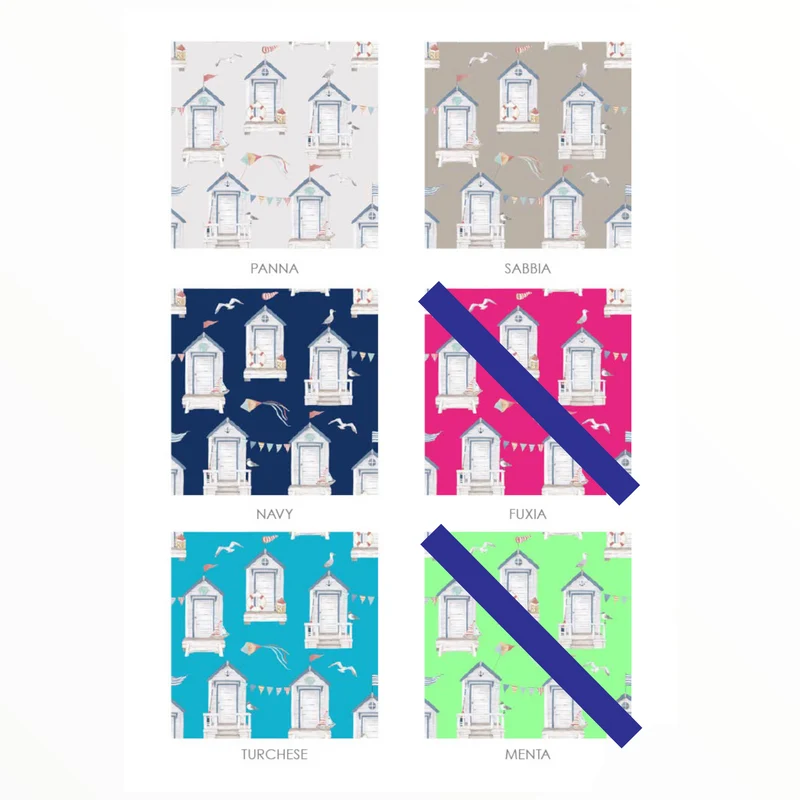 Telo Fouta Costa Azzurra 100% Cotone