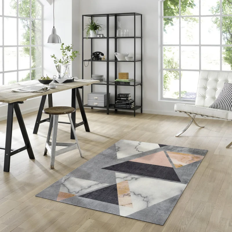 Tappeto antiscivolo Velvet Marble Wash+Dry