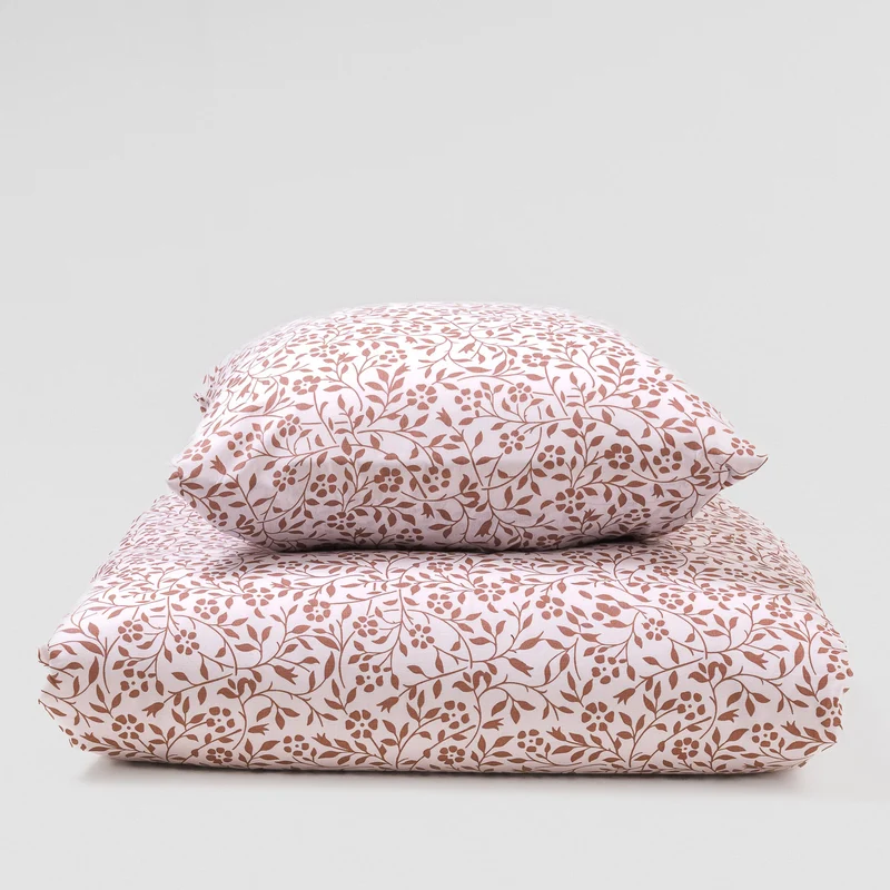 Capa de edredão de algodão Osaka rosa keike