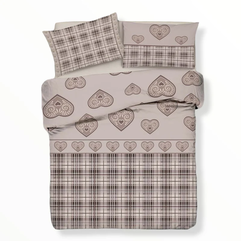 Parure Copripiumino Infinity Gressoney 100% puro cotone