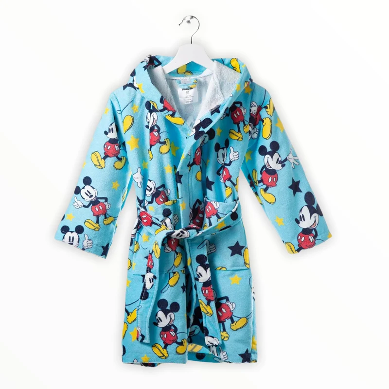 Accappatoio Mickey Star in cotone