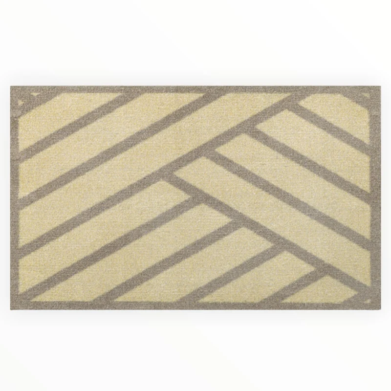 Tappeto Antiscivolo Rayas Nature Dirt Trapper Mats in cotone