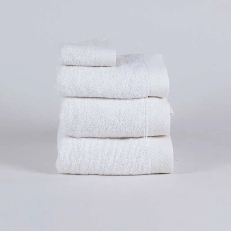 Toalla de baño 400gr doble rizo blanco