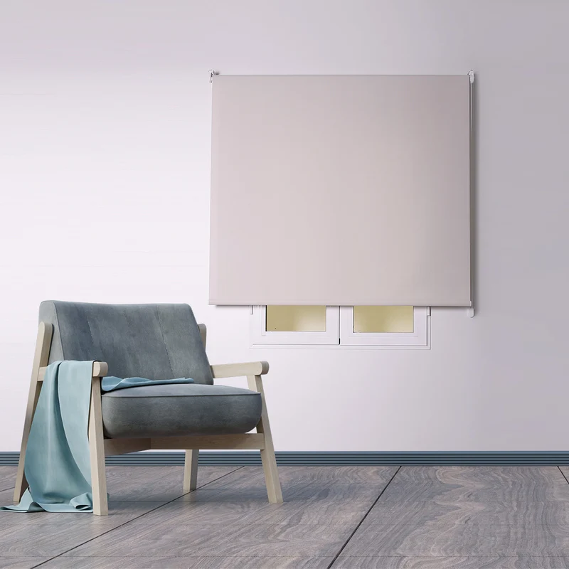 Estor enrollable Screen beige con cadena