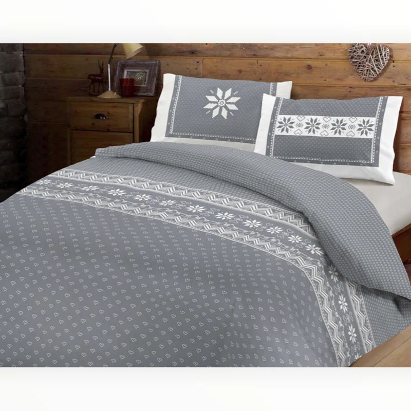 Parure Copripiumino Infinity Bergen 100% puro cotone