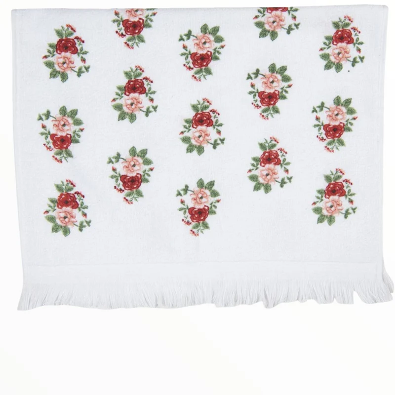 Asciugamano da Cucina Rose Rosse CT012 in Spugna 100% Cotone