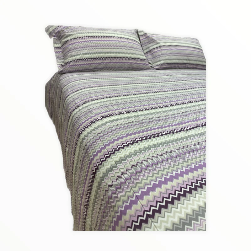 Parure Copripiumino Chevron 100% cotone