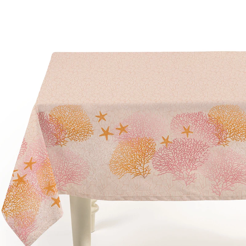 Tovaglia Corallo in Cotone