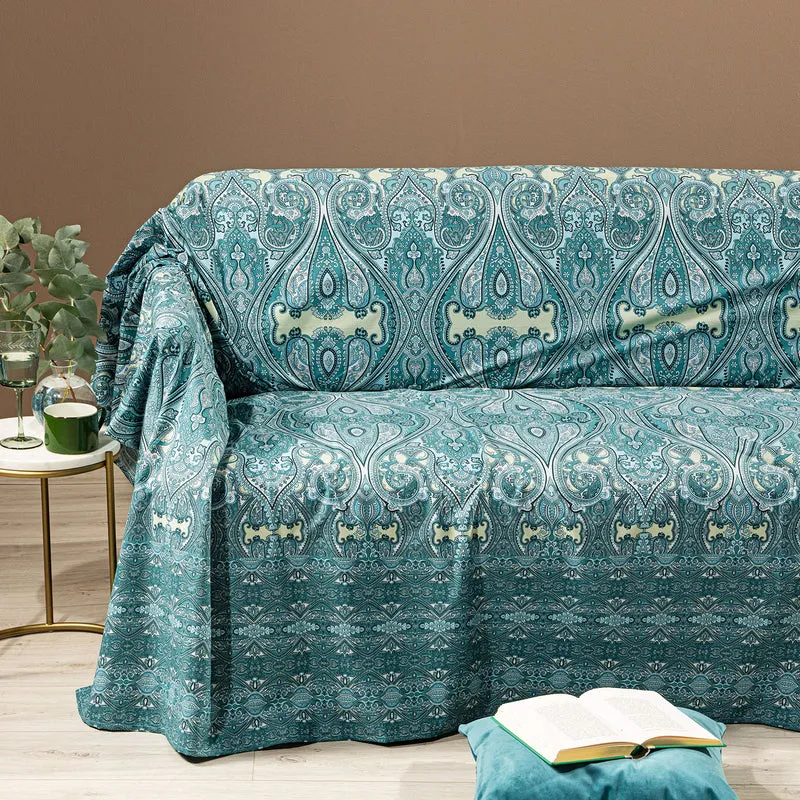 Telo arredo Copridivano Grandecor vienna City Time in Cotone