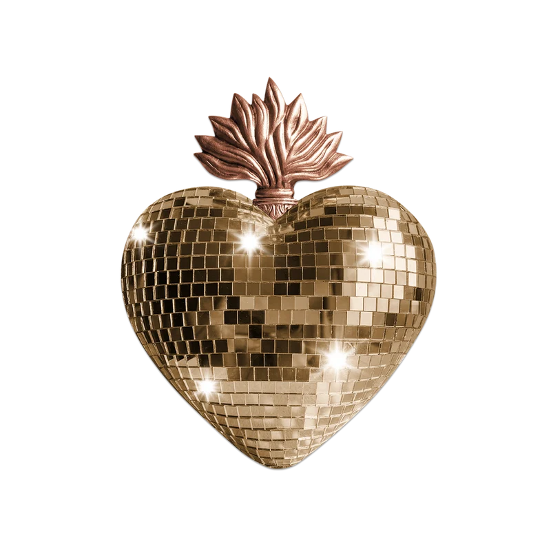 Tovaglietta in vinile Disco Heart