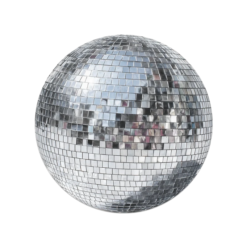 Tovaglietta in vinile a forma di palla da discoteca