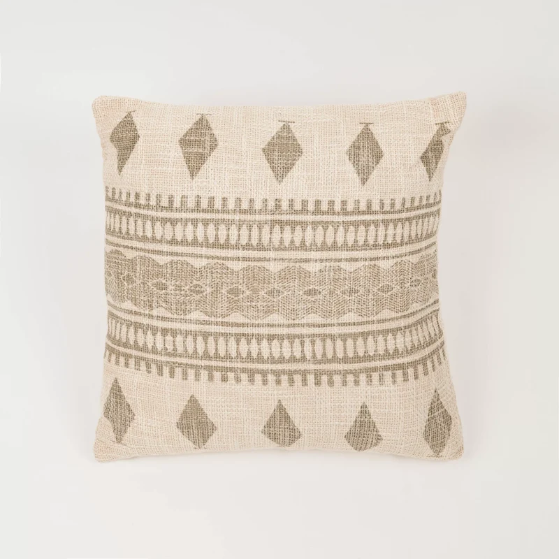 Cojín cuadrante algodón Fauno 45x45 - funda + relleno
