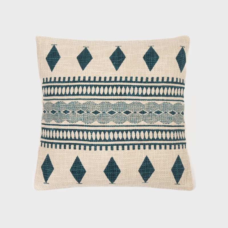 Cojín cuadrante algodón Fauno 45x45 - funda + relleno