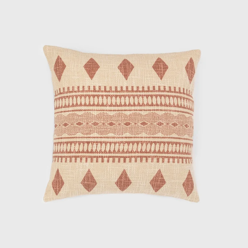 Cojín cuadrante algodón Fauno 45x45 - funda + relleno