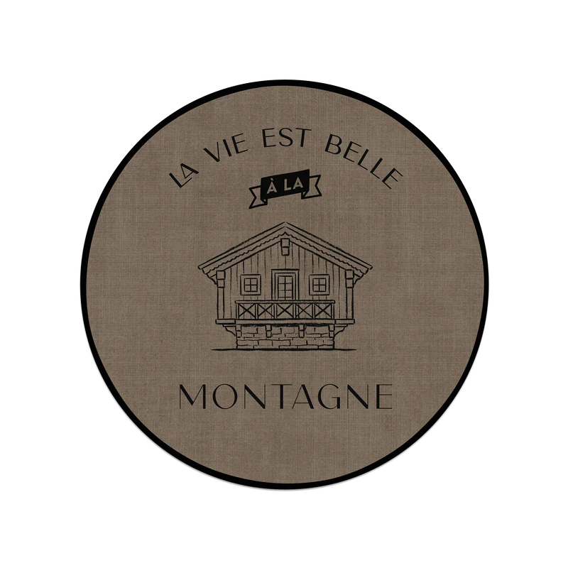 Tovaglietta in vinile Beautiful Life Mountain