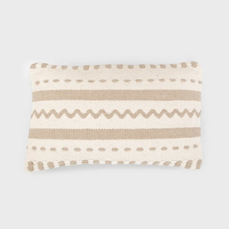 Cojín rectangular algodón Leito 30x50 - funda + relleno