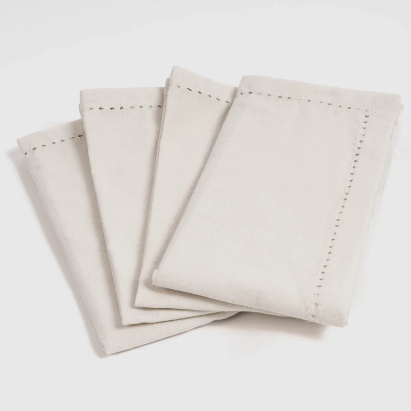 SET 4 SERVILLETAS LISO