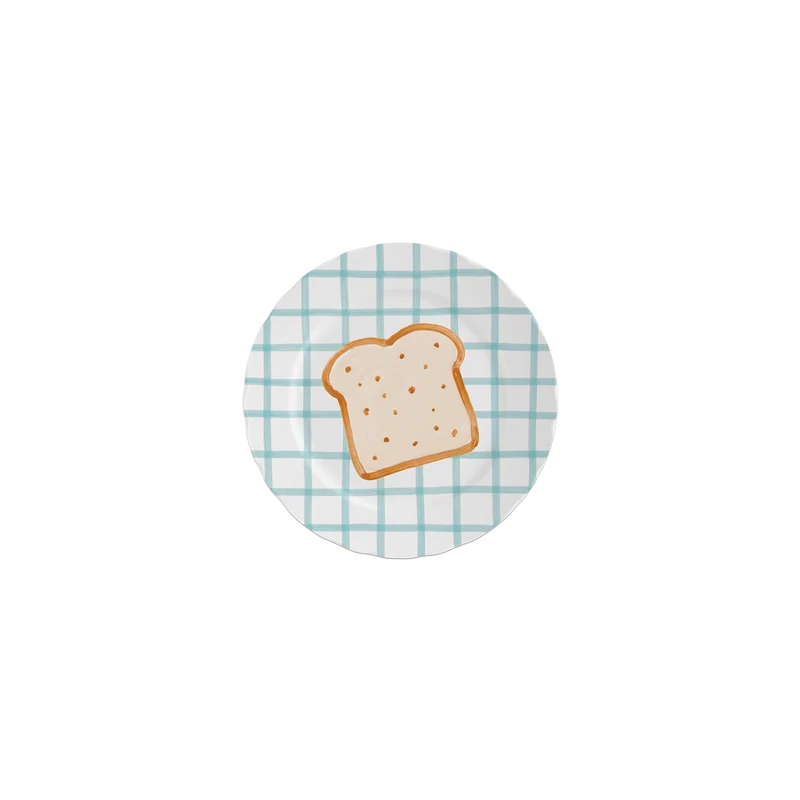 Set di 6 sottobicchieri in vinile effetto brioche