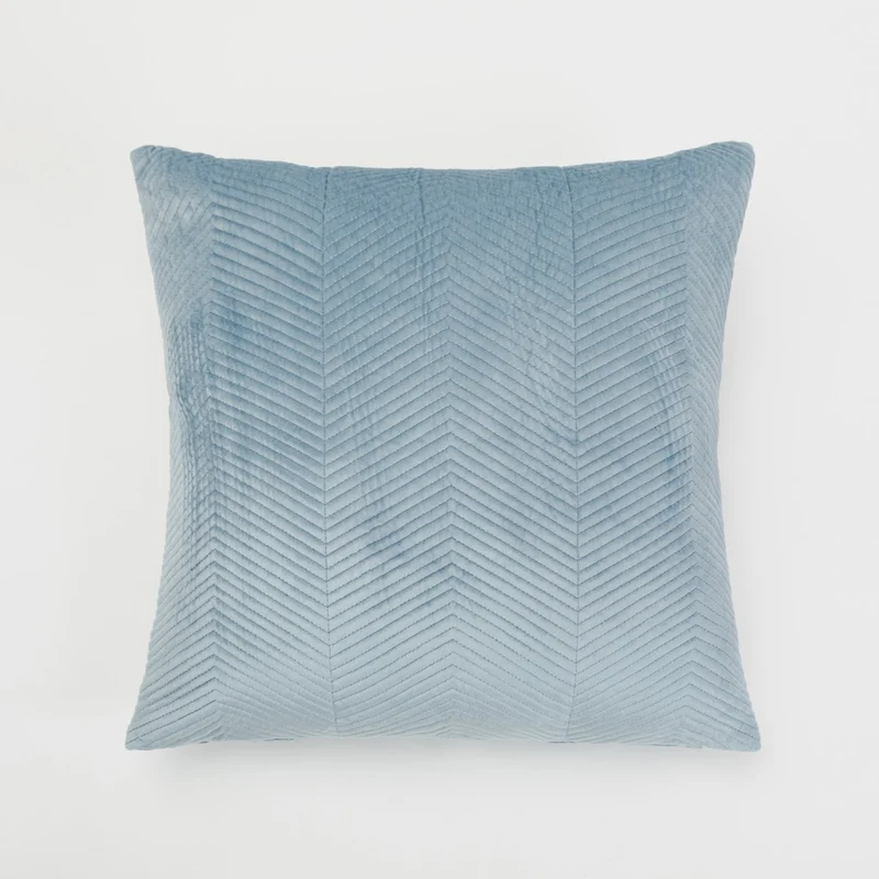 Cojín cuadrante New Hungria terciopelo liso 50x50 - funda + relleno