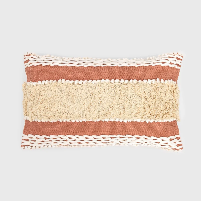 Cojín rectangular algodón 30x50 Domus - funda + relleno