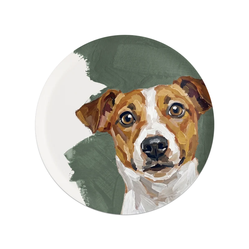 Tovaglietta in vinile con Jack Russell