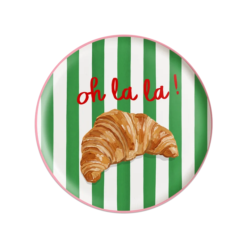 Tovaglietta in vinile a forma di croissant