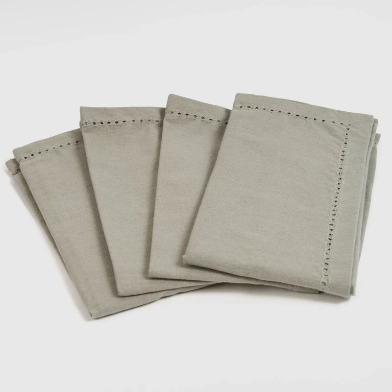 SET 4 SERVILLETAS LISO