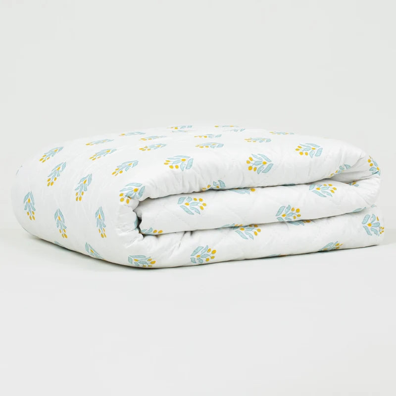 Colcha bouti Spring verde tiffany