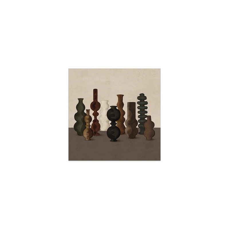 Set di 6 sottobicchieri in vinile Jarron