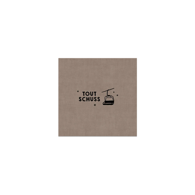 Set di 6 sottobicchieri in vinile Tout Schuss