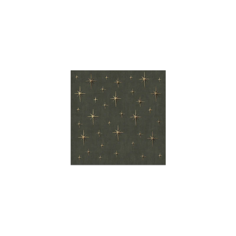 Set di 6 sottobicchieri in vinile Sky Stars