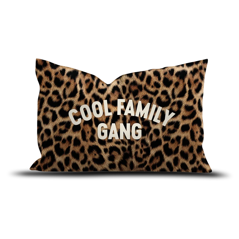 Cuscino in velluto Leo Cool Family