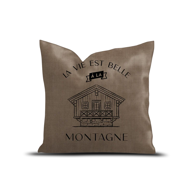 Cuscino in velluto Belle Vie Mountain
