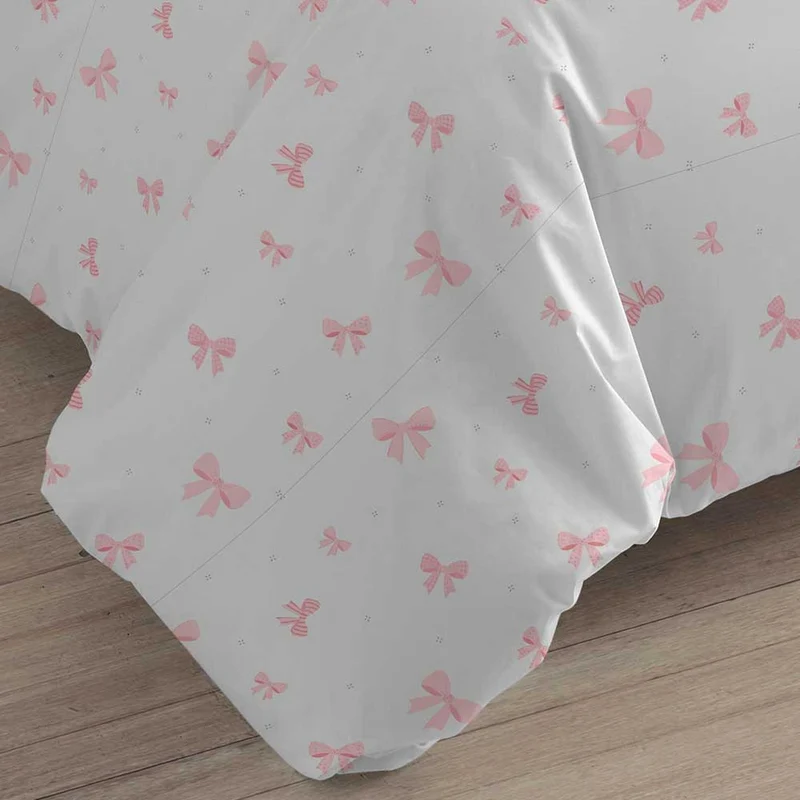 Capa de edredom de algodão Lazo - Rato rosa