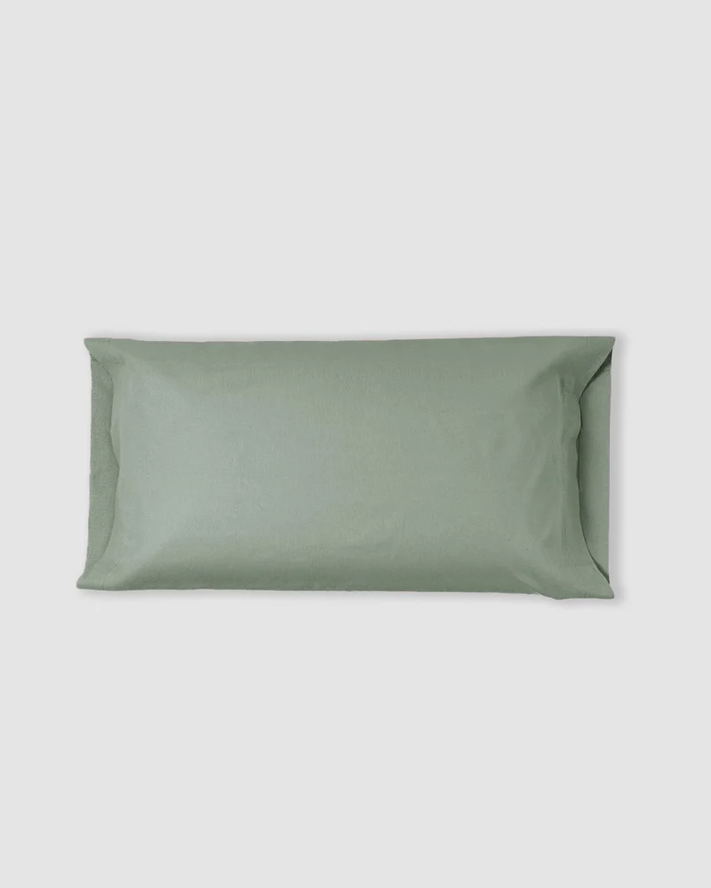 Funda de almohada algodón lisa