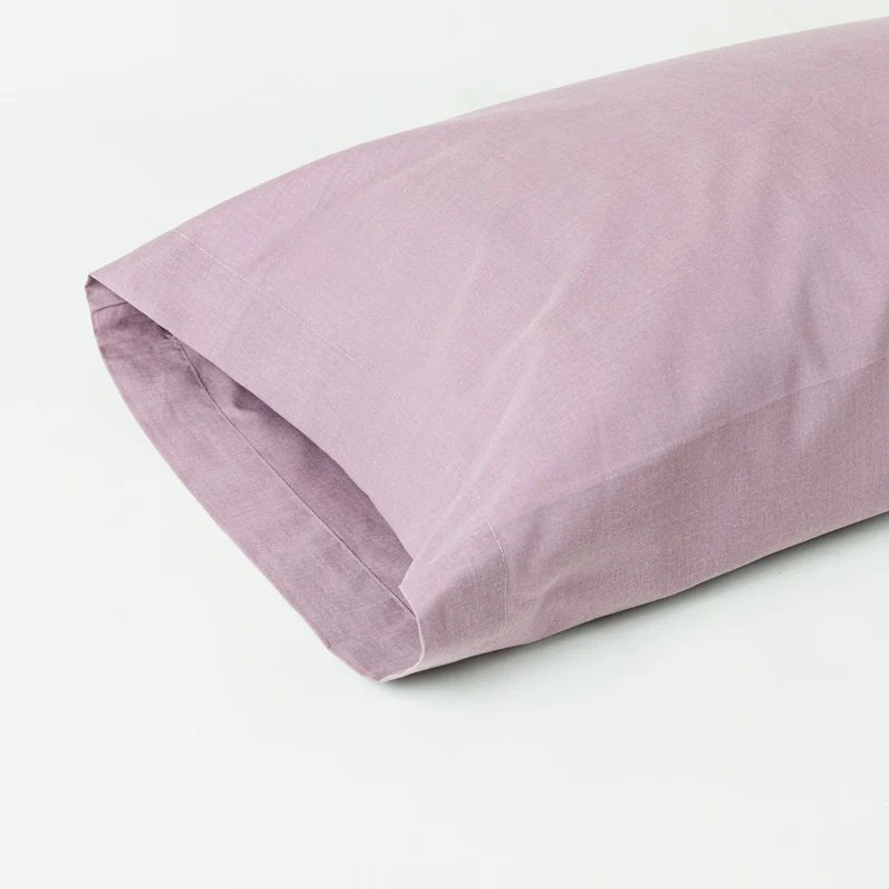 Funda de almohada algodón lisa