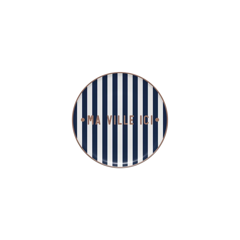 Set di 6 sottobicchieri in vinile Bagnard Marine personalizzati