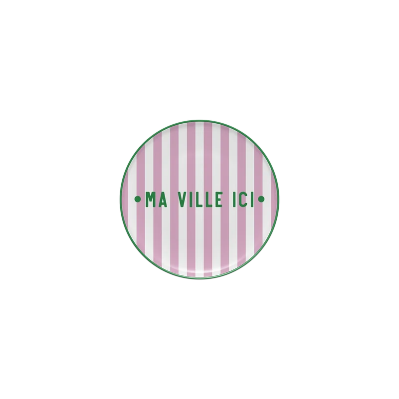 Set di 6 sottobicchieri in vinile personalizzati Ciao Bella