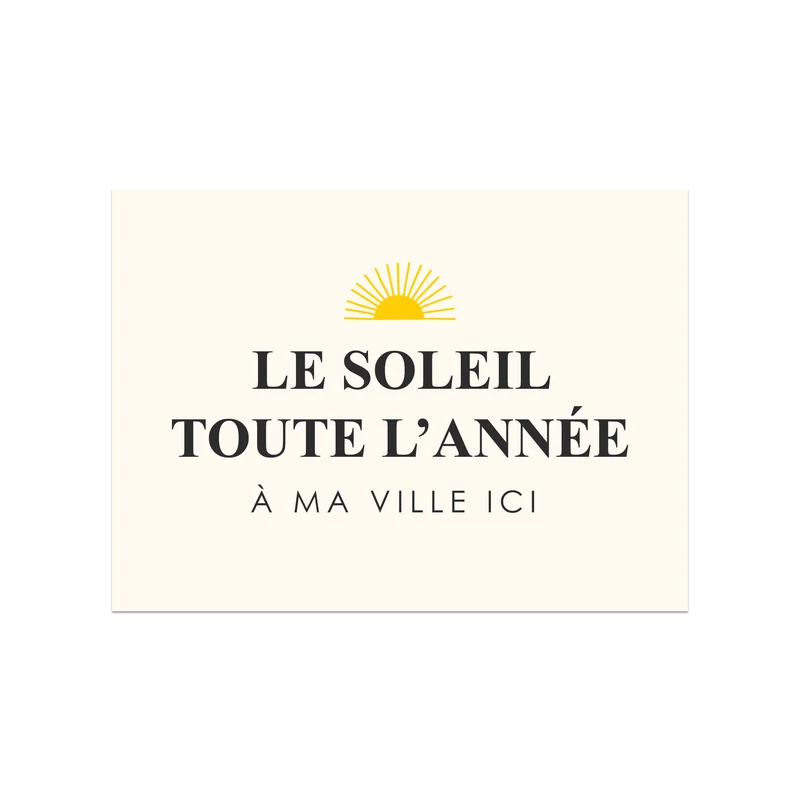 Set di tovagliette in vinile personalizzate Sole