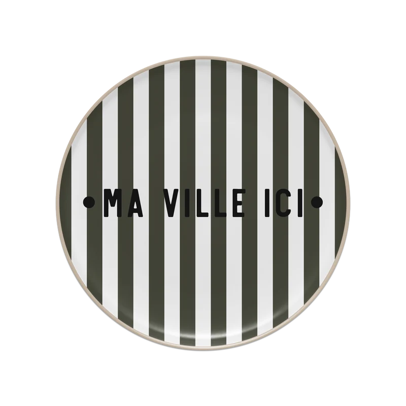 Set di tovagliette in vinile personalizzate, Bagnard Kaki