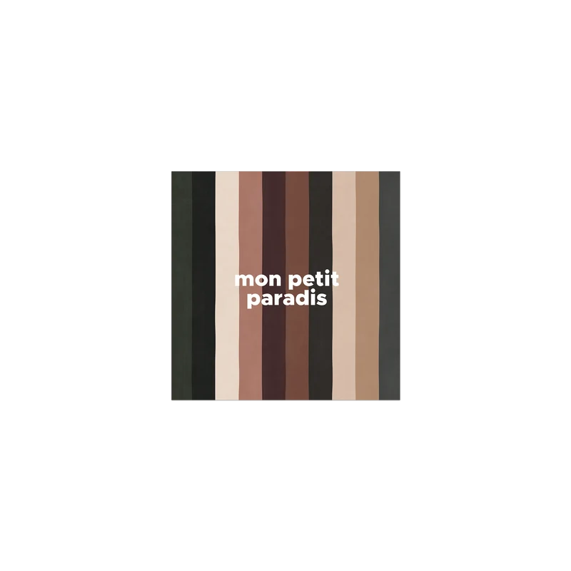 Set di 6 sottobicchieri in vinile Stripe Paradise