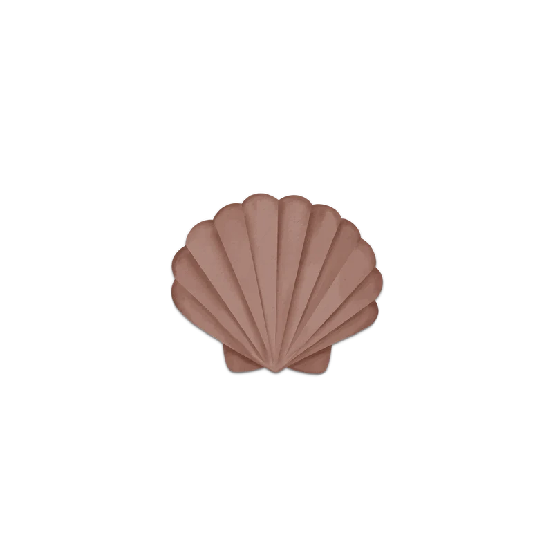 Set di 6 sottobicchieri in vinile Pecten